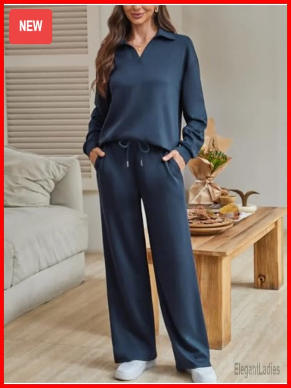 2 Piece Lounge Sets for Women Matching Sweatshirt Sweatpants Tracksuit